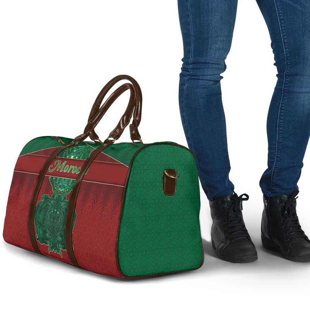 Morocco Travel Bag Royal Lion Islam Patterns - Wonder Print Shop