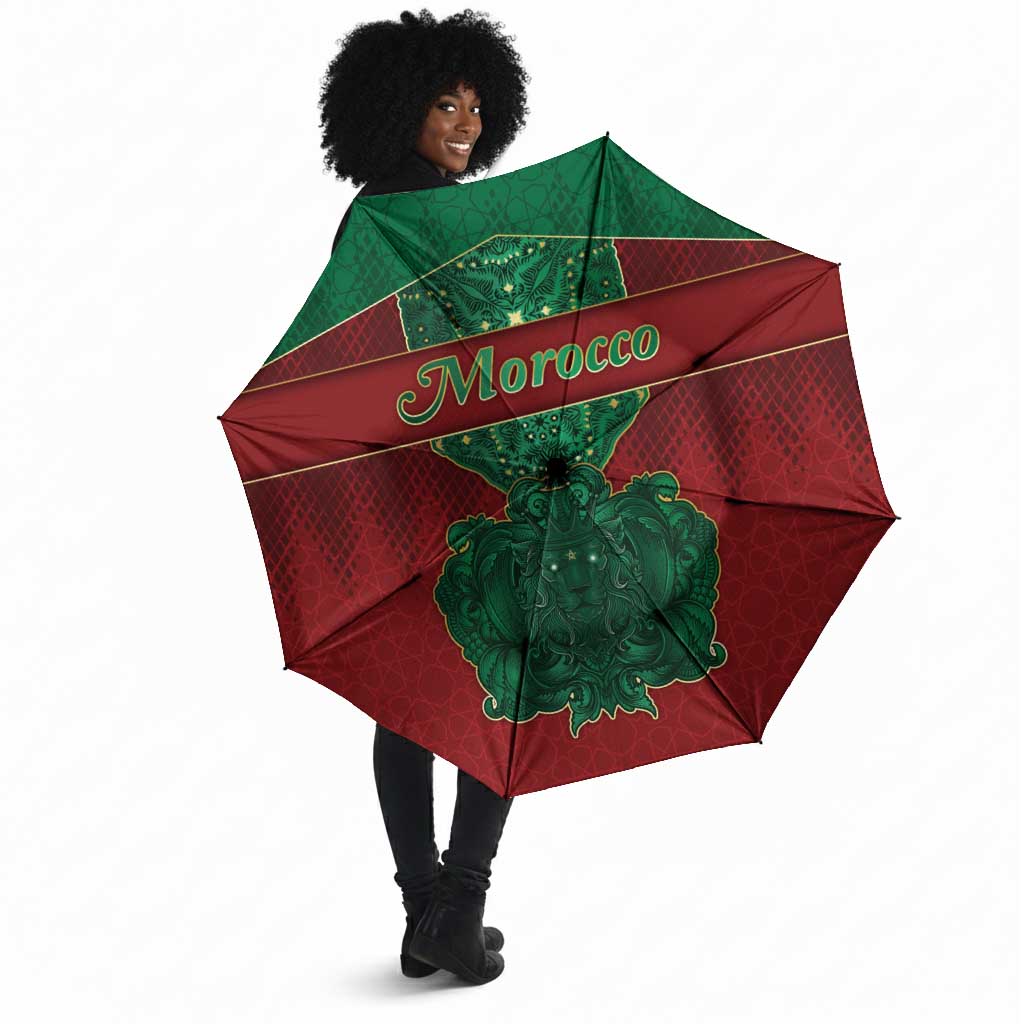Morocco Umbrella Royal Lion Islam Patterns - Wonder Print Shop