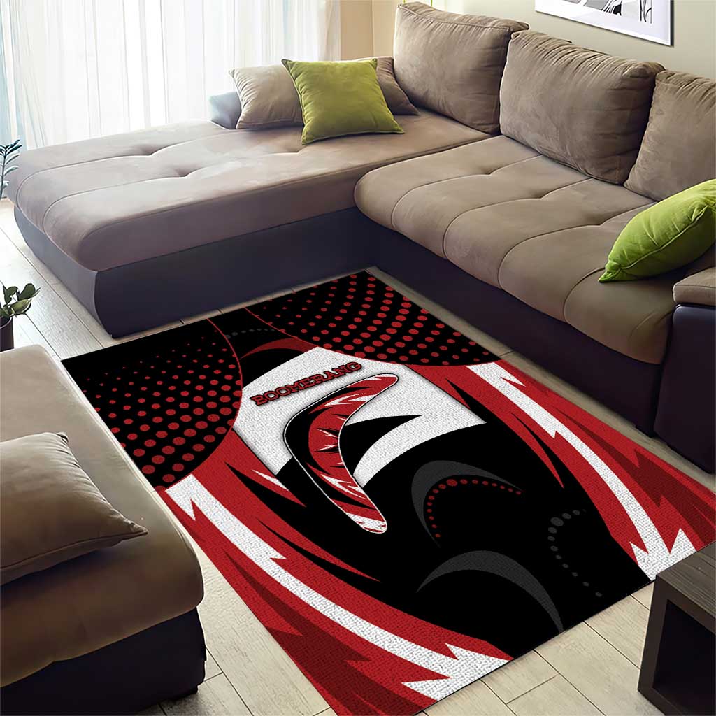 Boomerang Area Rug Unique Style