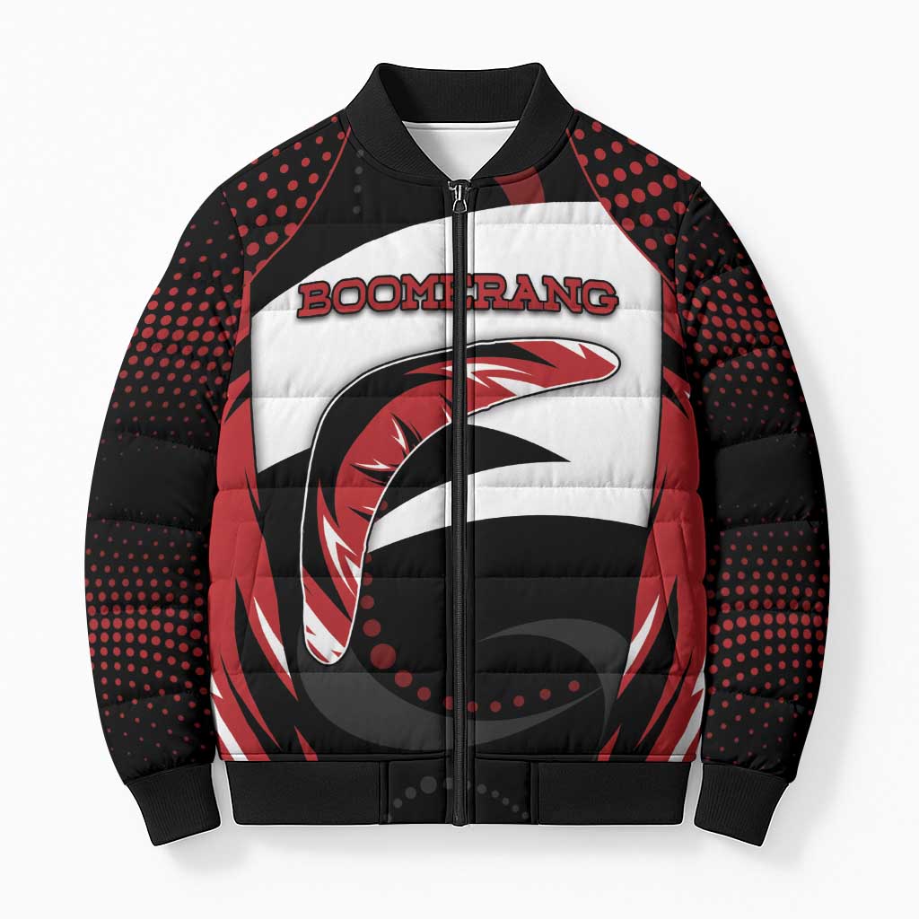 Custom Boomerang Bomber Puffer Jacket Unique Style