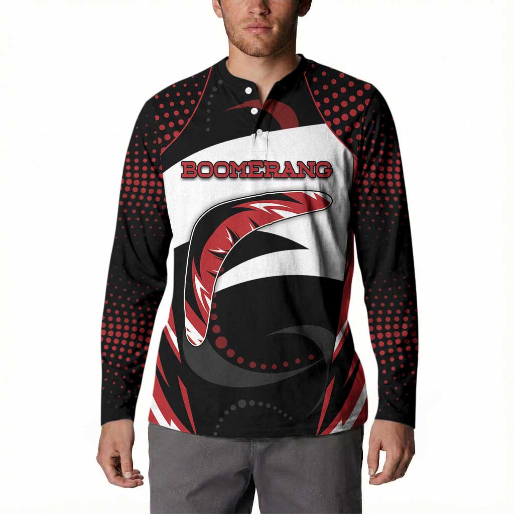 Custom Boomerang Button Sweatshirt Unique Style