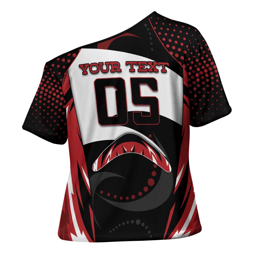 Custom Boomerang Cross Shoulder Shirt Unique Style