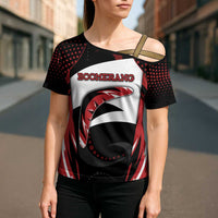 Custom Boomerang Cross Shoulder Shirt Unique Style