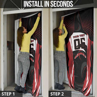 Custom Boomerang Door Cover Unique Style