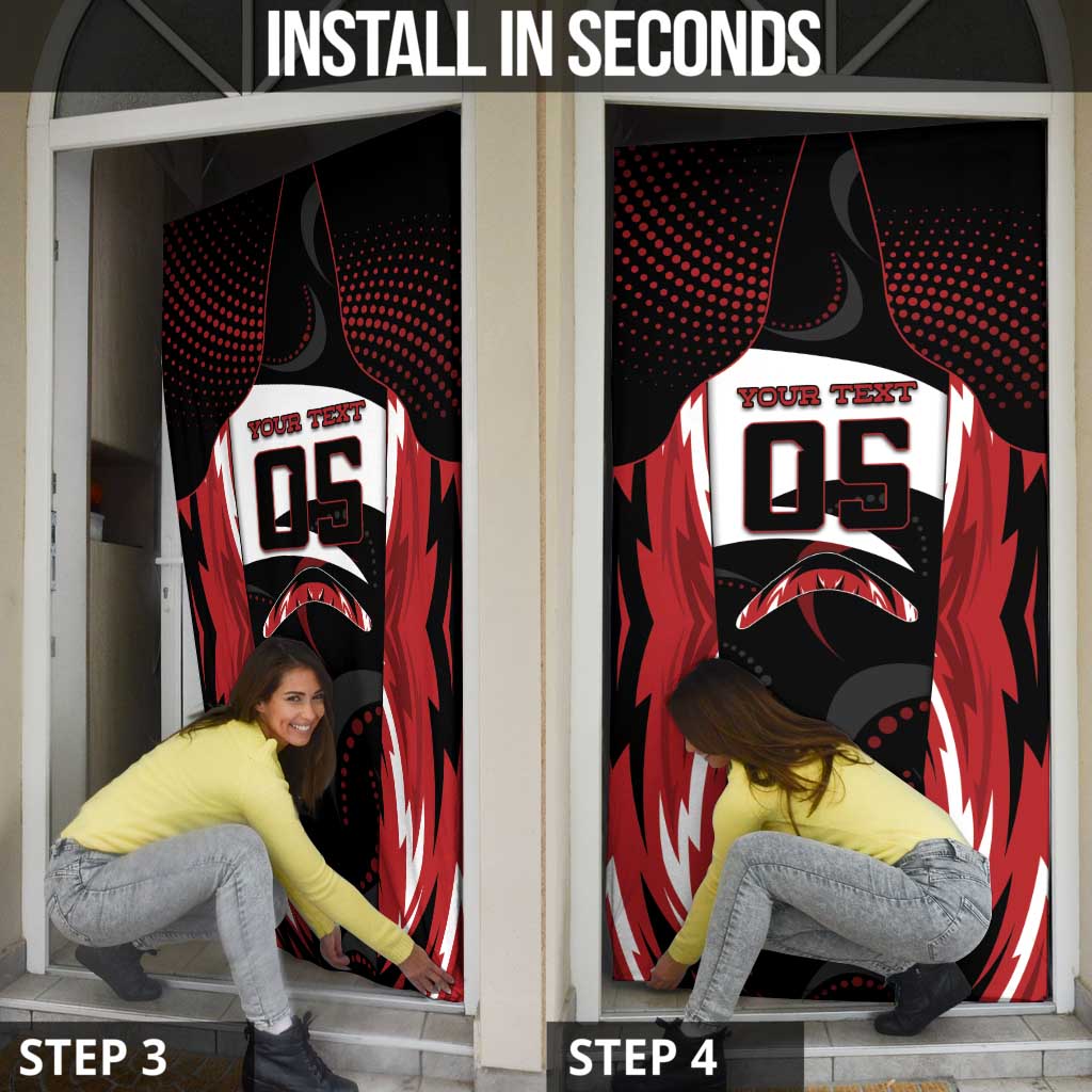Custom Boomerang Door Cover Unique Style