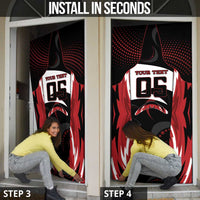 Custom Boomerang Door Cover Unique Style