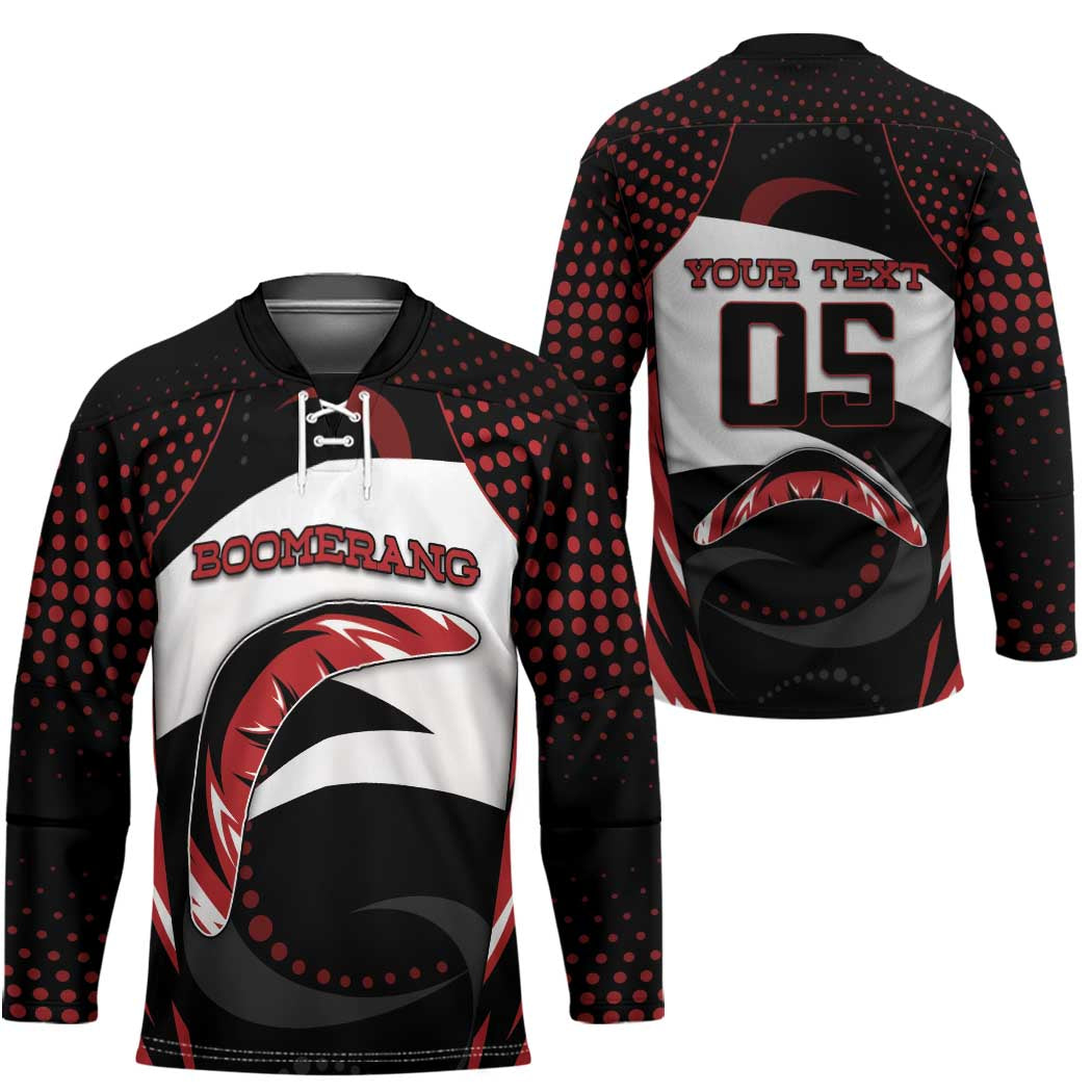 Custom Boomerang Hockey Jersey Unique Style