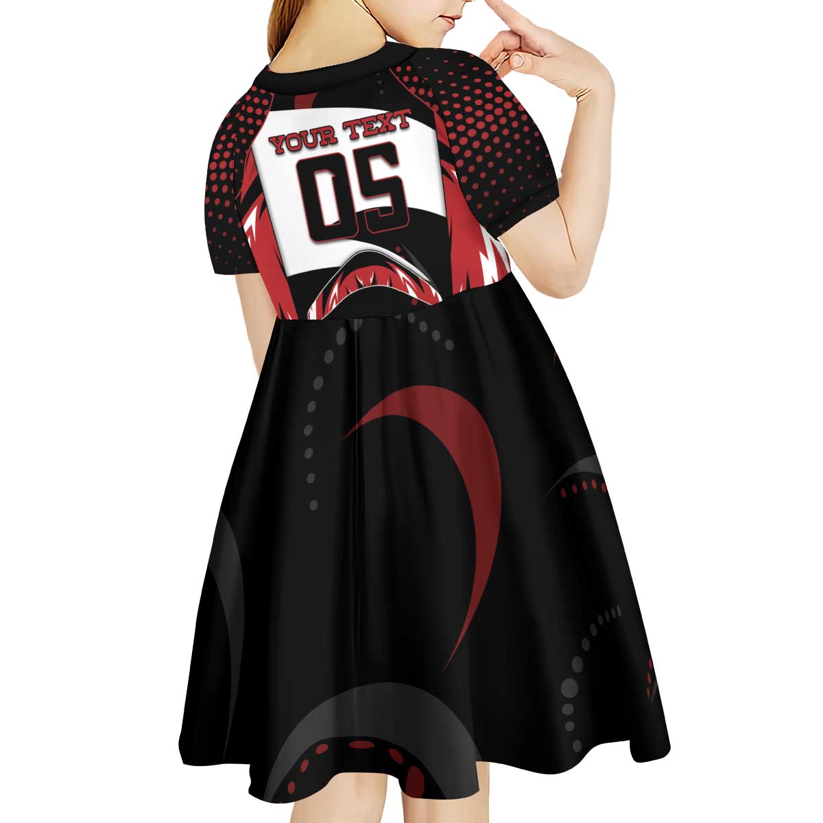 Custom Boomerang Kid Short Sleeve Dress Unique Style
