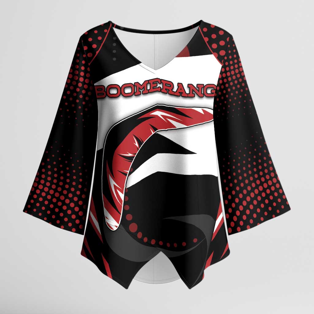 Custom Boomerang Kimono Sleeve Blouse Unique Style
