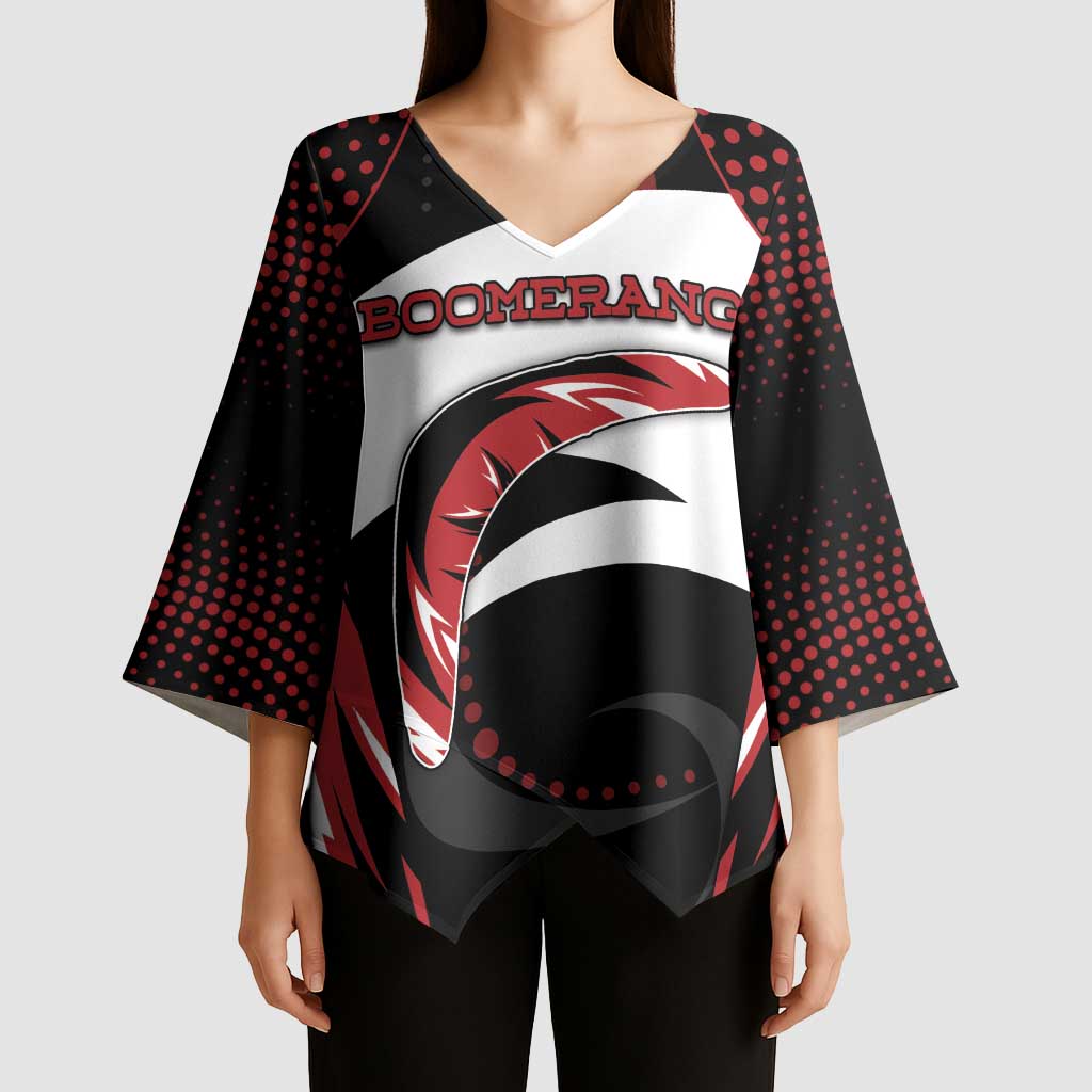 Custom Boomerang Kimono Sleeve Blouse Unique Style