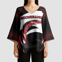 Custom Boomerang Kimono Sleeve Blouse Unique Style