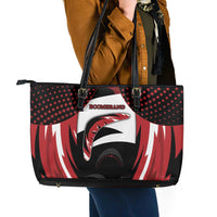 Boomerang Leather Tote Bag Unique Style