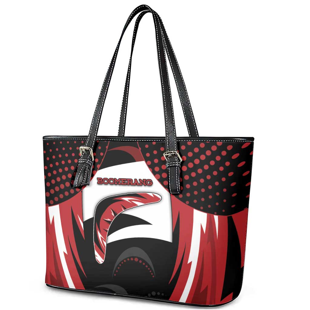 Boomerang Leather Tote Bag Unique Style