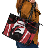 Boomerang Leather Tote Bag Unique Style