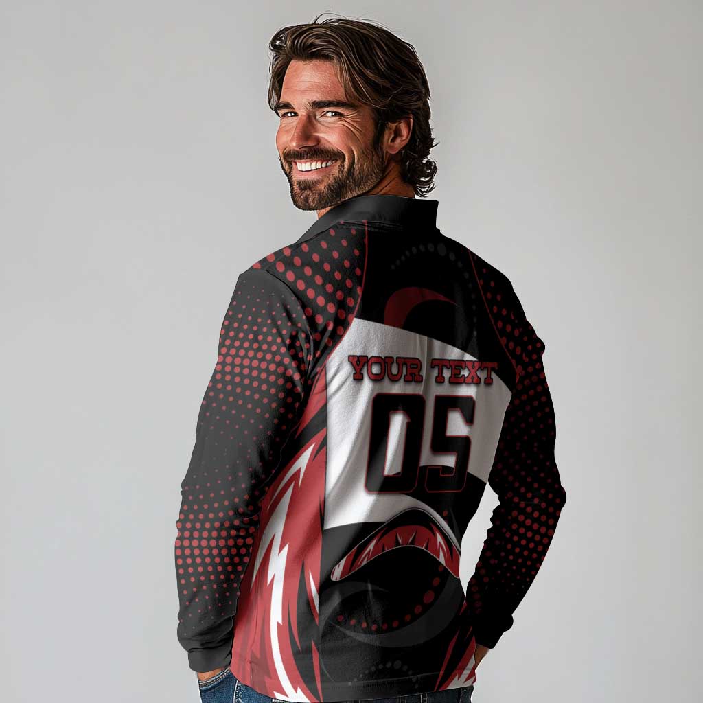 Custom Boomerang Long Sleeve Polo Shirt Unique Style