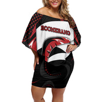 Custom Boomerang Off Shoulder Short Dress Unique Style