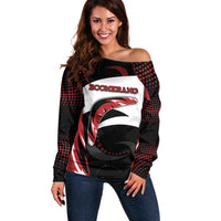 Custom Boomerang Off Shoulder Sweater Unique Style