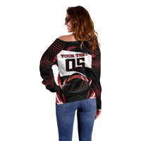 Custom Boomerang Off Shoulder Sweater Unique Style