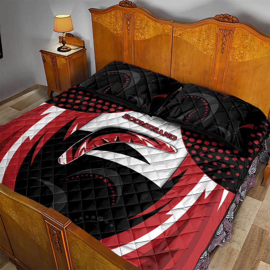 Boomerang Quilt Bed Set Unique Style
