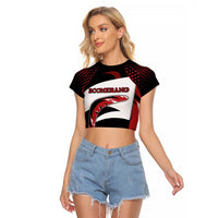 Custom Boomerang Raglan Cropped T Shirt Unique Style