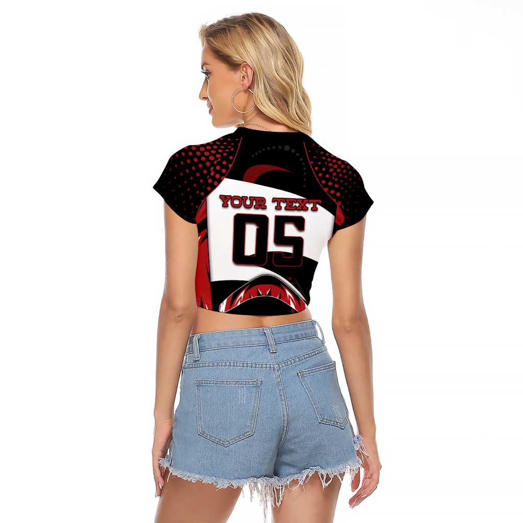 Custom Boomerang Raglan Cropped T Shirt Unique Style