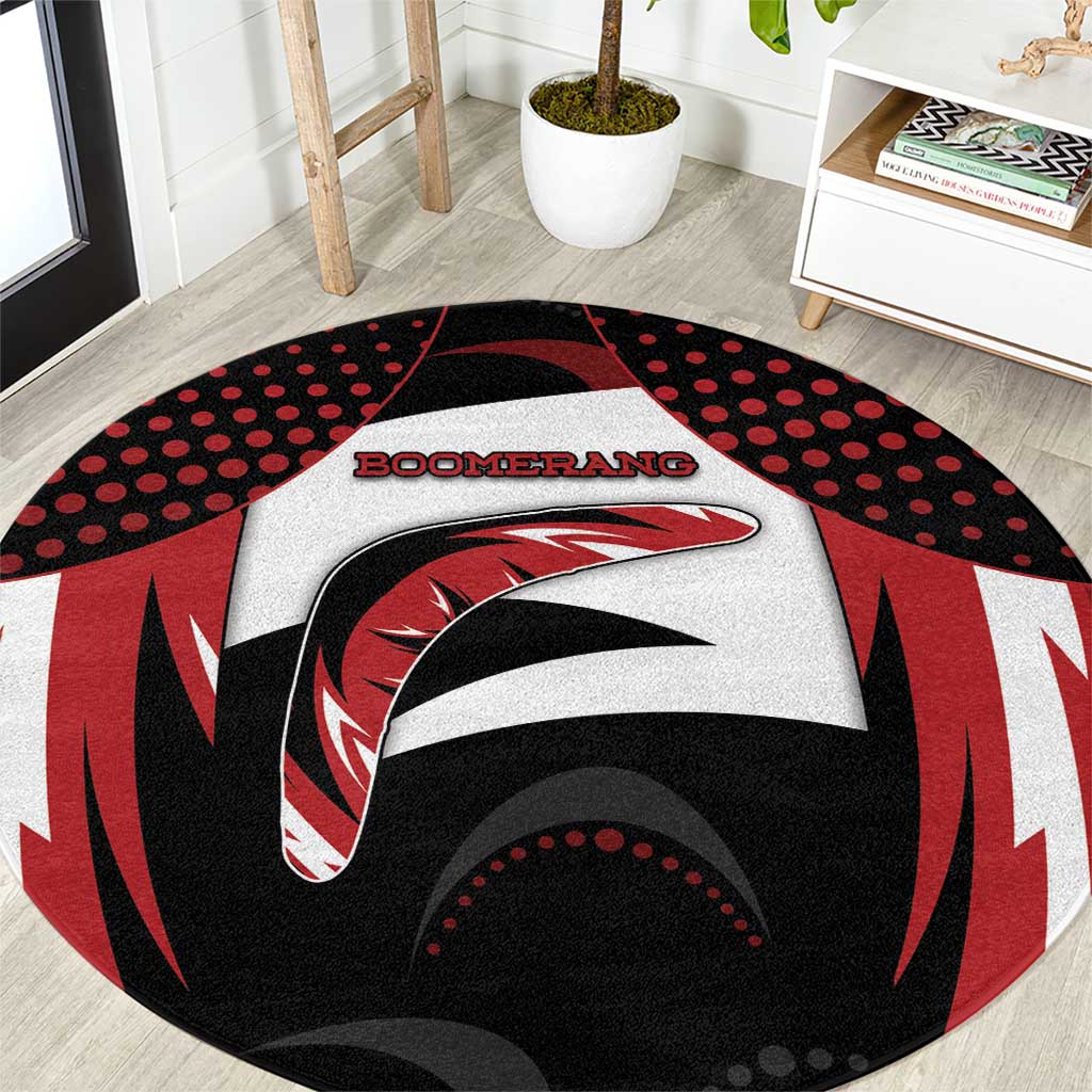 Boomerang Round Carpet Unique Style