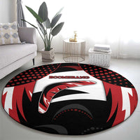 Boomerang Round Carpet Unique Style