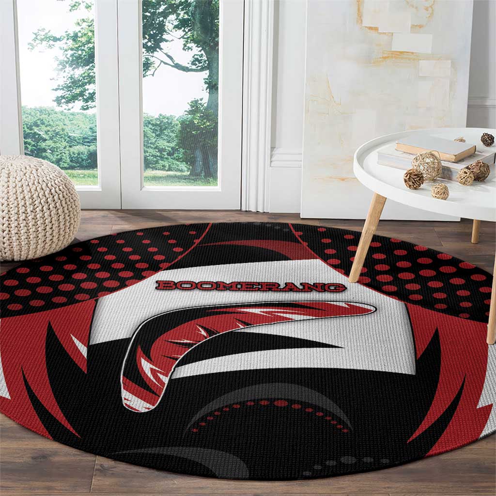 Boomerang Round Carpet Unique Style