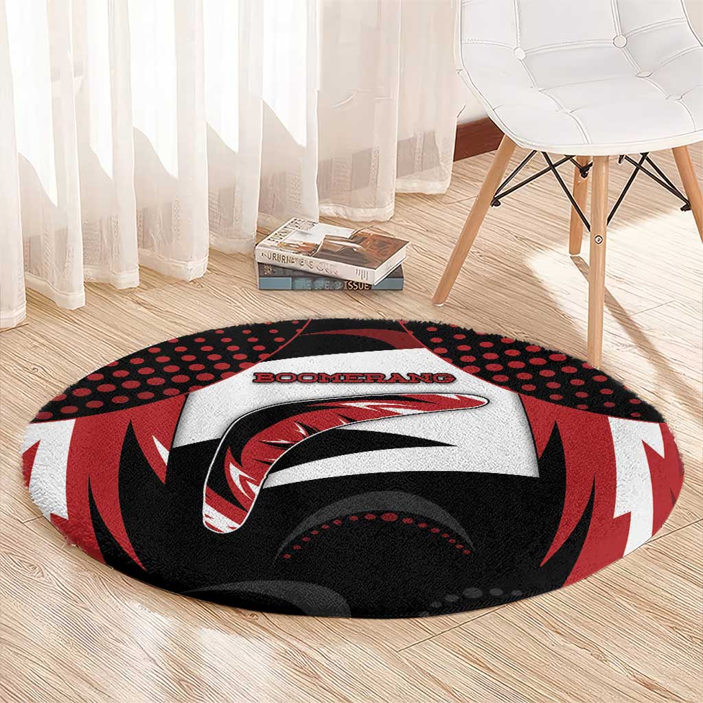 Boomerang Round Carpet Unique Style