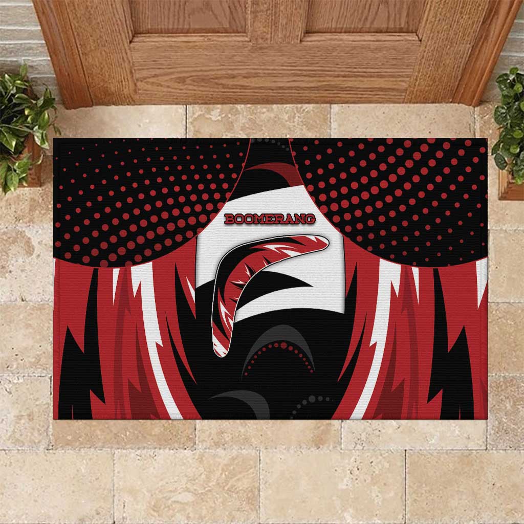 Boomerang Rubber Doormat Unique Style