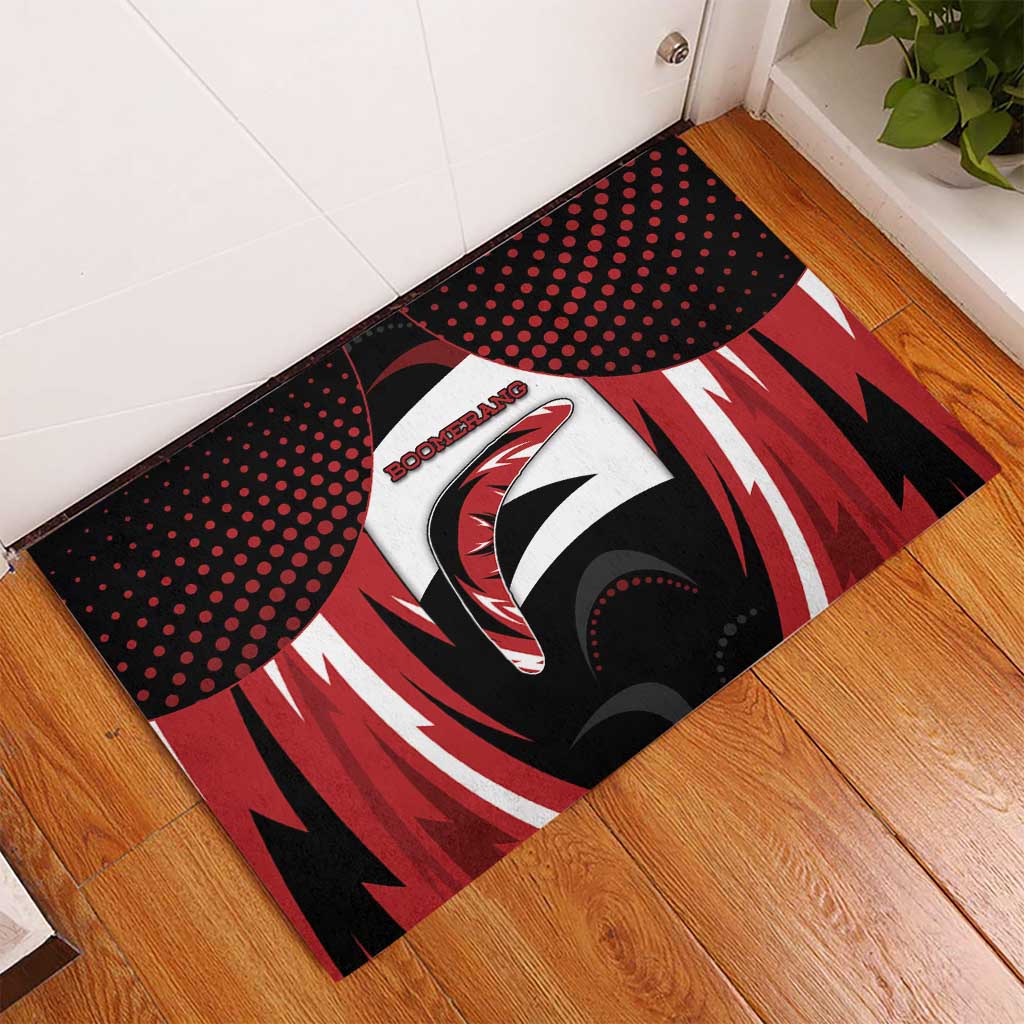 Boomerang Rubber Doormat Unique Style