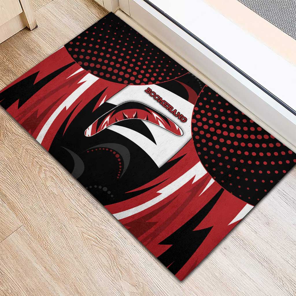 Boomerang Rubber Doormat Unique Style