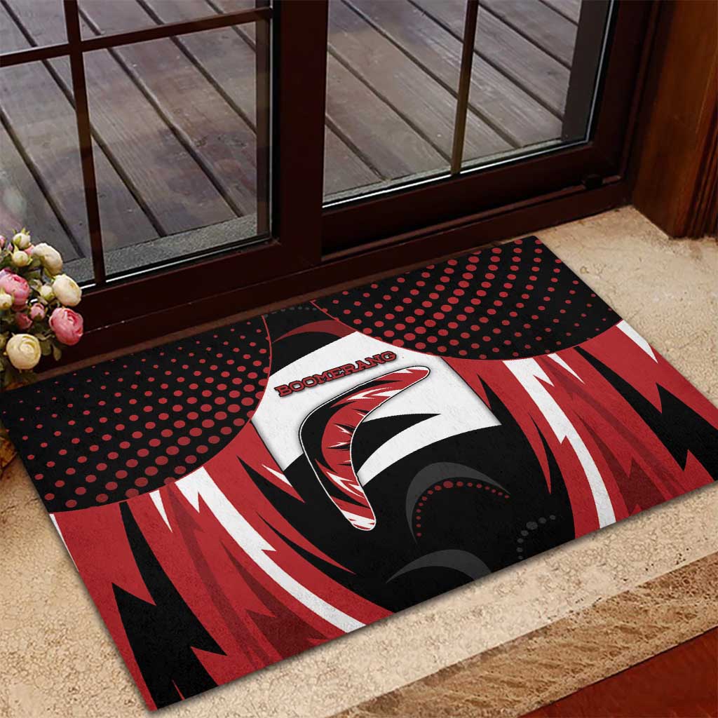 Boomerang Rubber Doormat Unique Style