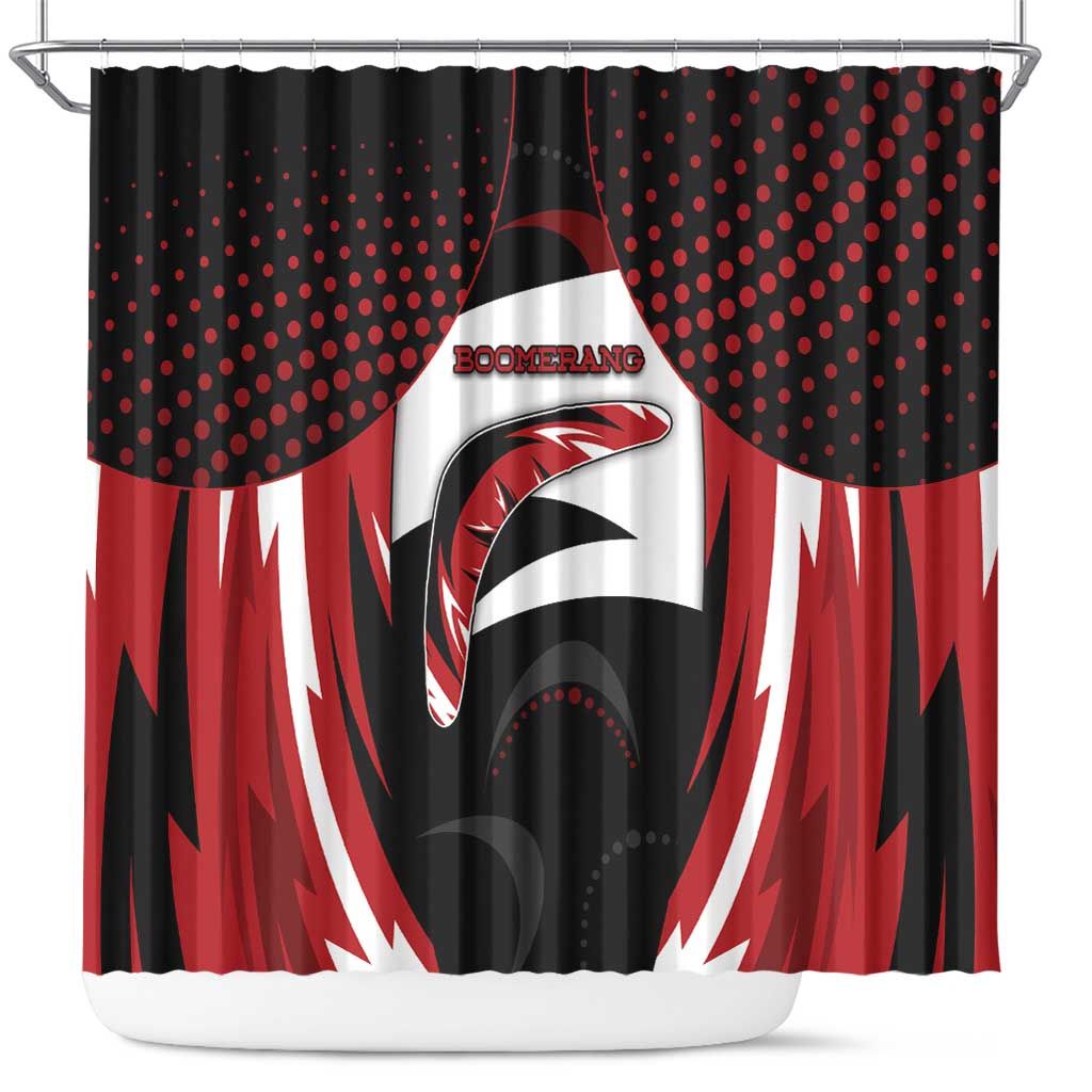 Boomerang Shower Curtain Unique Style