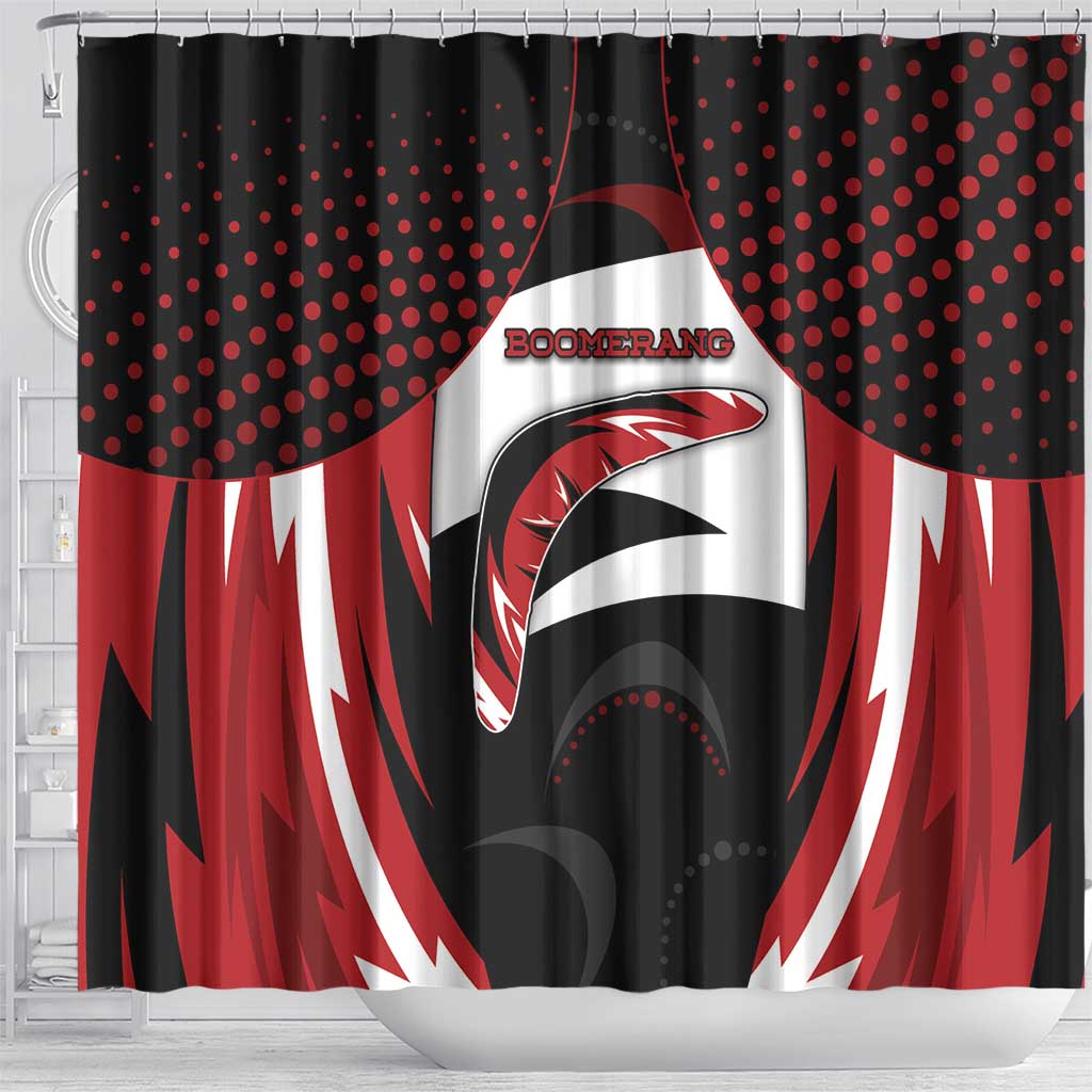 Boomerang Shower Curtain Unique Style