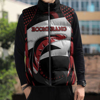 Custom Boomerang Sleeveless Puffer Jacket Unique Style