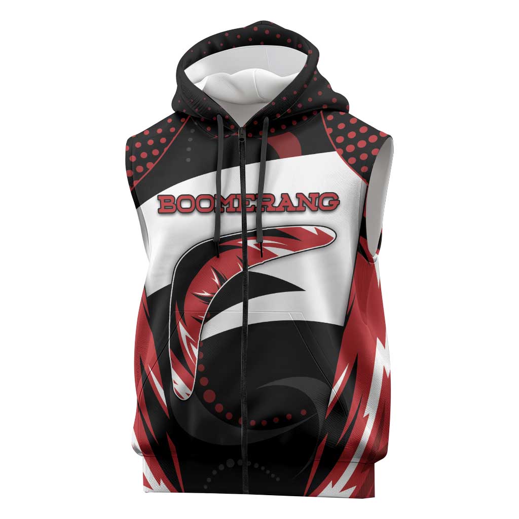 Custom Boomerang Sleeveless Zip Hoodie Unique Style