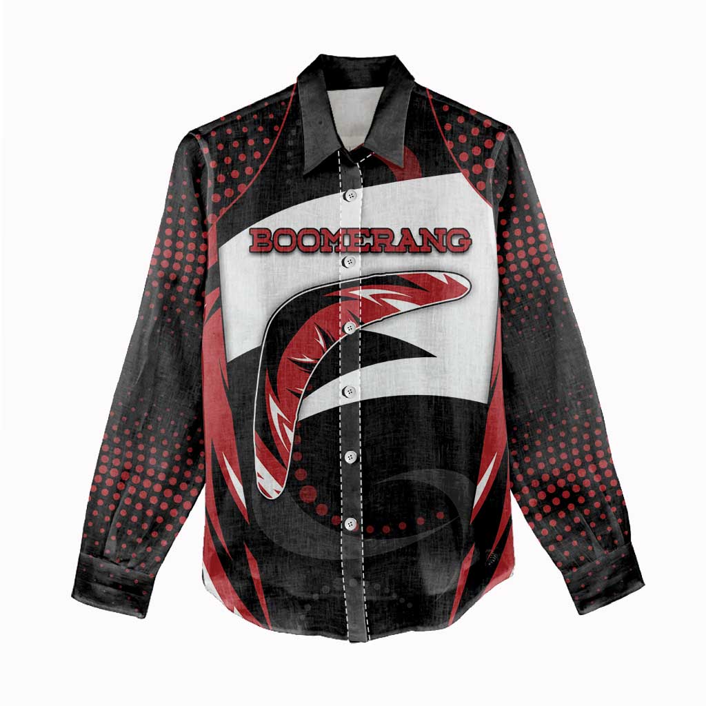 Custom Boomerang Women Casual Shirt Unique Style