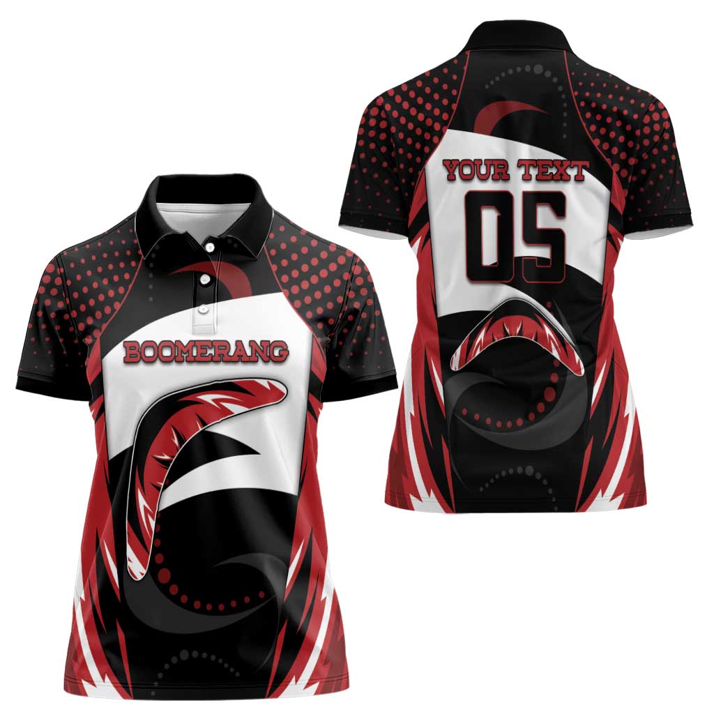 Custom Boomerang Women Polo Shirt Unique Style