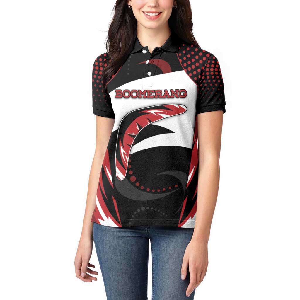 Custom Boomerang Women Polo Shirt Unique Style