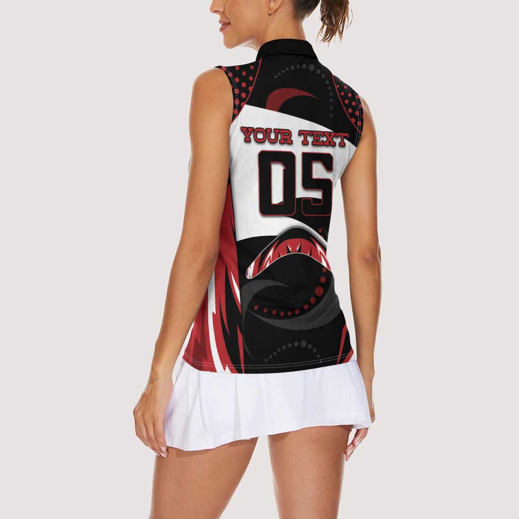Custom Boomerang Women Sleeveless Polo Shirt Unique Style