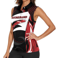 Custom Boomerang Women Sleeveless Polo Shirt Unique Style