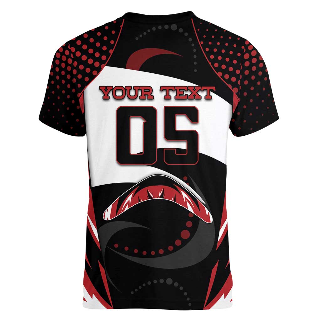 Custom Boomerang Women V-Neck T-Shirt Unique Style