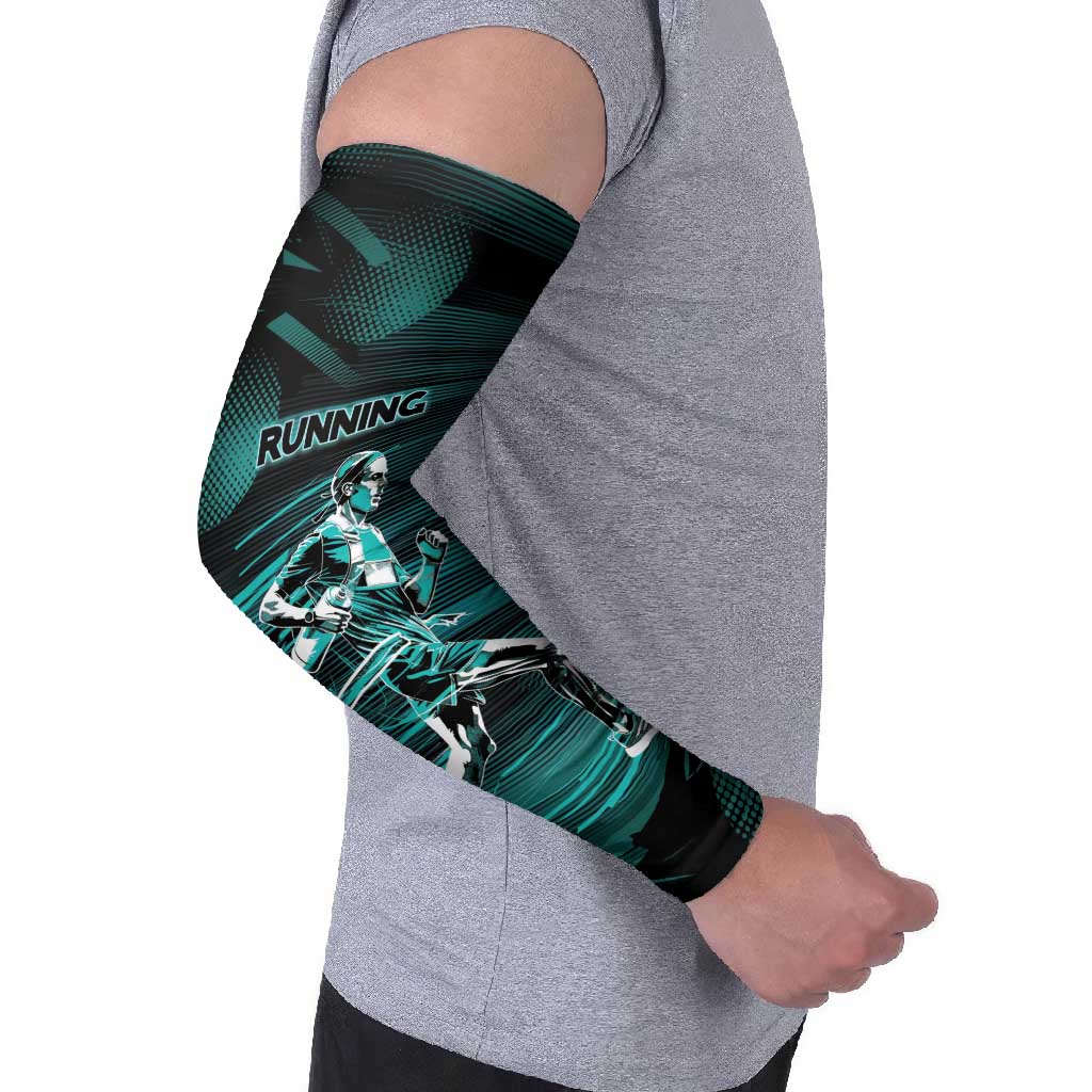Personalized Running Arm Sleeves Infinite Sprint Energy
