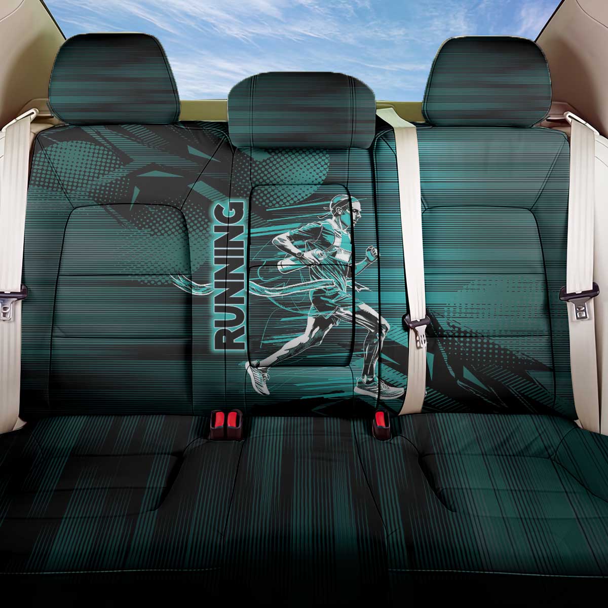 Running Back Car Seat Cover Infinite Sprint Energy