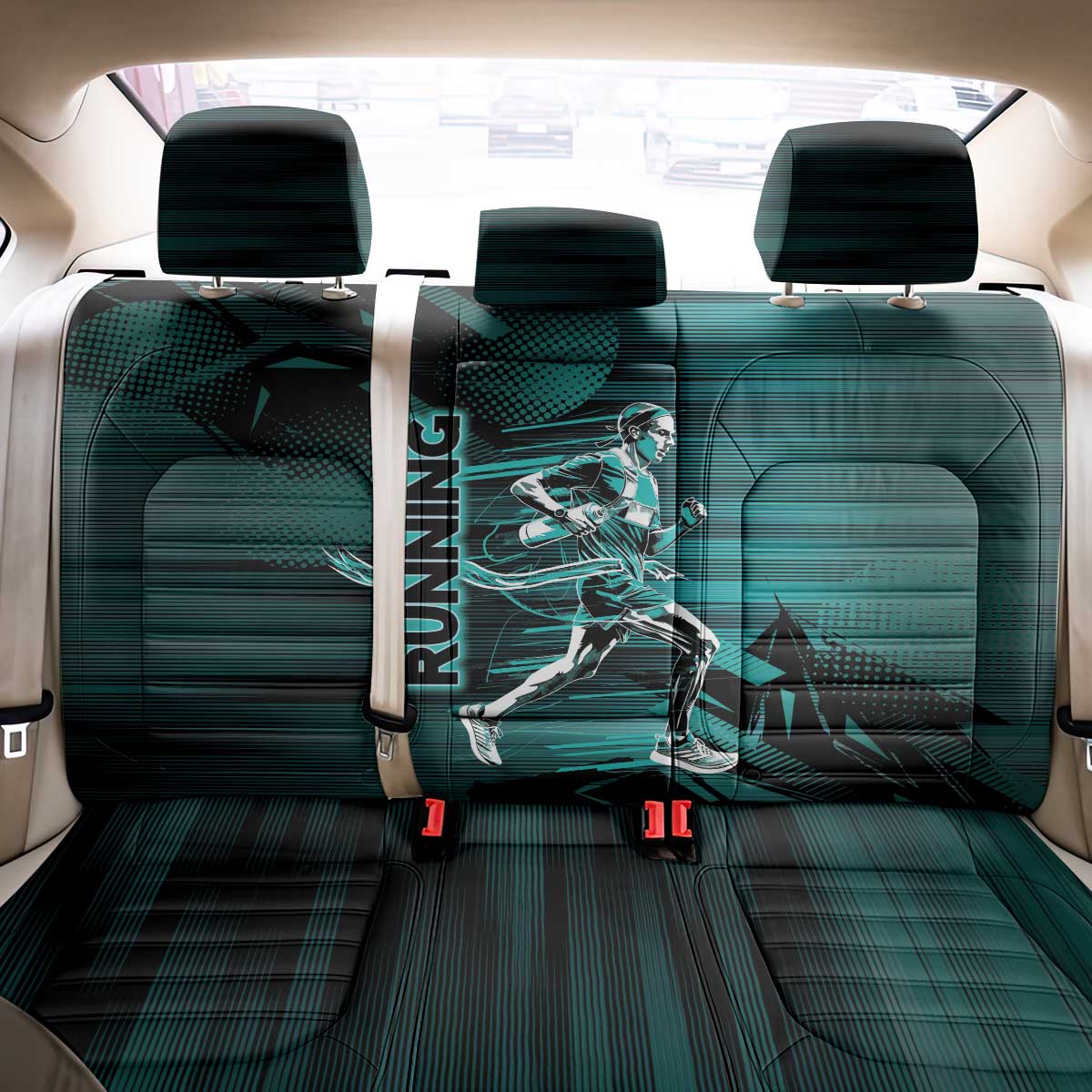 Running Back Car Seat Cover Infinite Sprint Energy