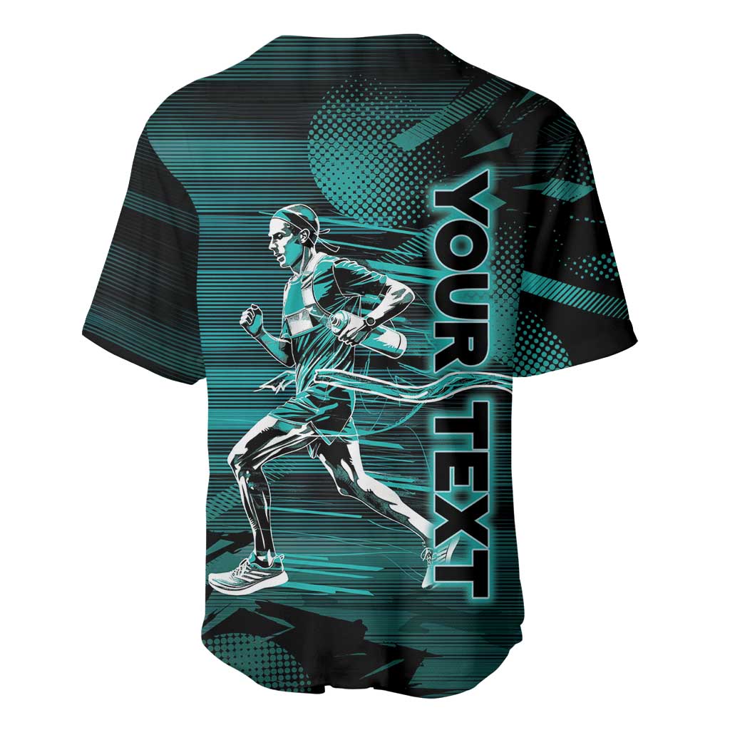 Personalized Running Baseball Jersey Infinite Sprint Energy