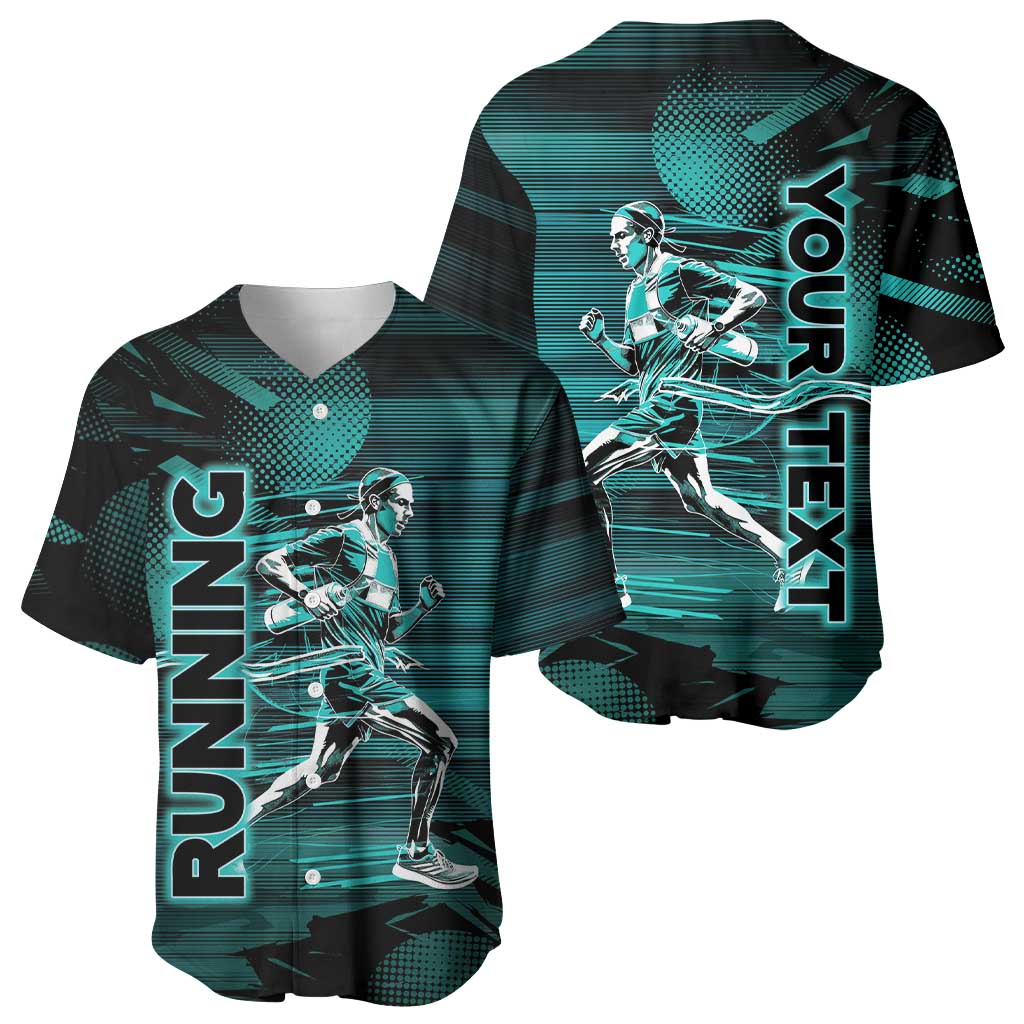 Personalized Running Baseball Jersey Infinite Sprint Energy