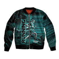Personalized Running Bomber Jacket Infinite Sprint Energy