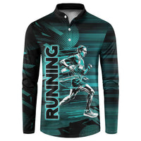 Personalized Running Button Sweatshirt Infinite Sprint Energy